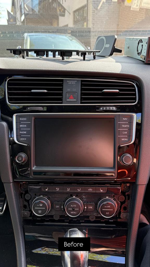Facelift volkswagen radio navigatie MIB2 CarPlay incl.Inbouw, Auto diversen, Autoradio's, Ophalen, Zo goed als nieuw, Vw, Vw