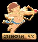 Citroën AX pin- boogschutter emaille, Verzenden, Nieuw, Transport, Speldje of Pin