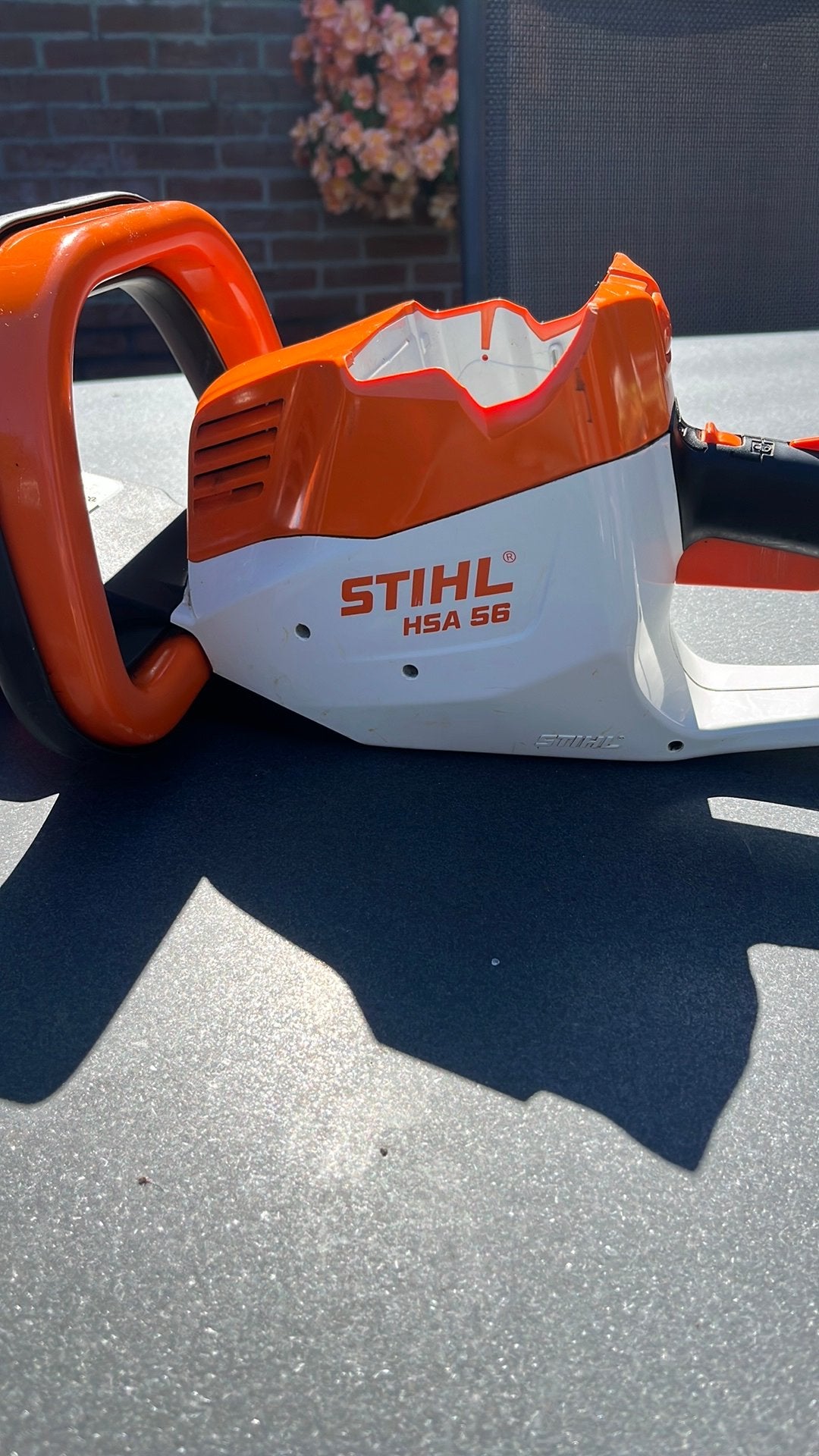 Stihl hsa 56 accuheggeschaar., Ophalen of Verzenden, Gebruikt, Accu