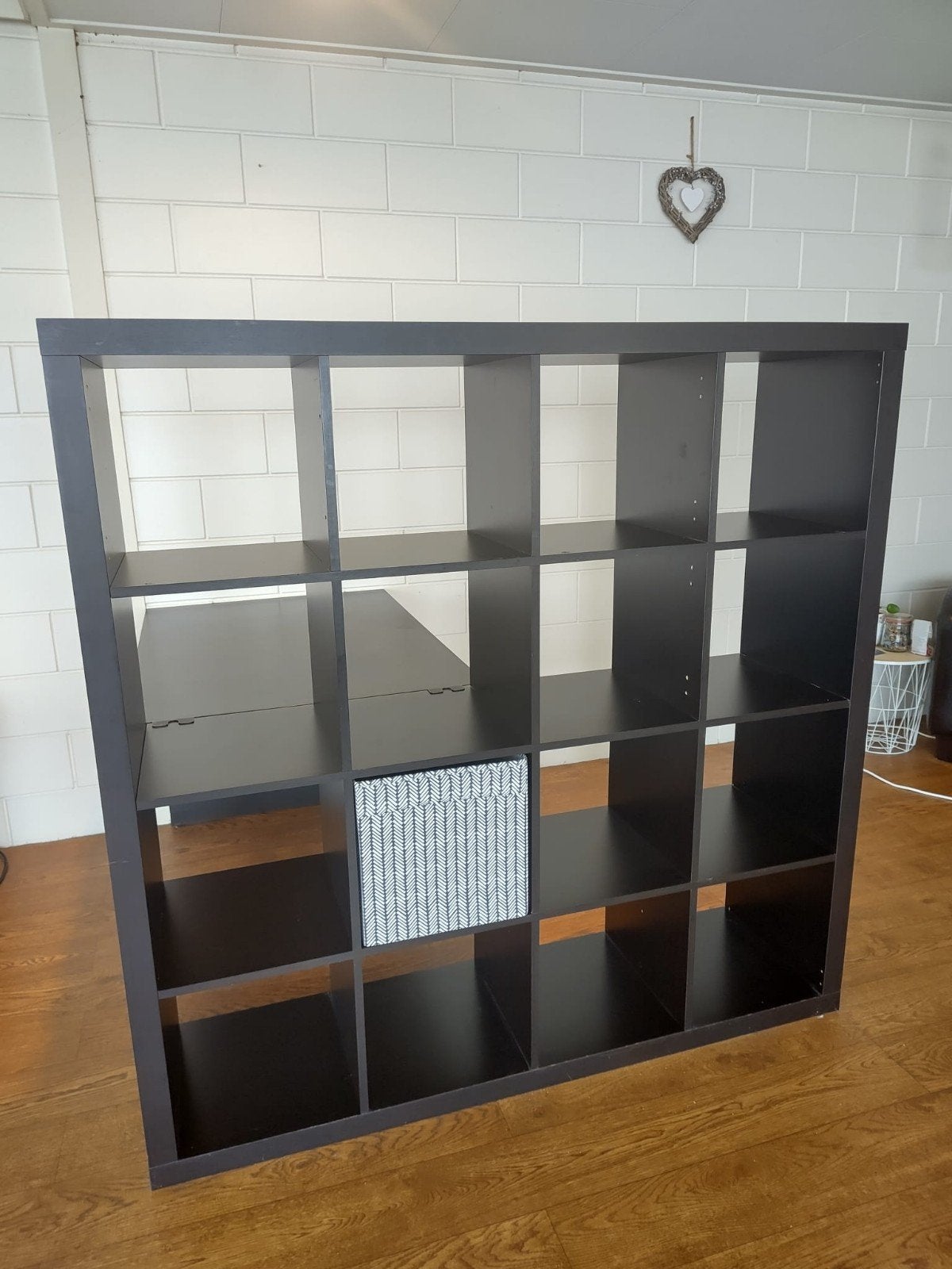 Expedit (oude Kallax) kast Ikea + bureau + dröna bak, Ophalen, Gebruikt, 100 tot 150 cm, Minder dan 150 cm