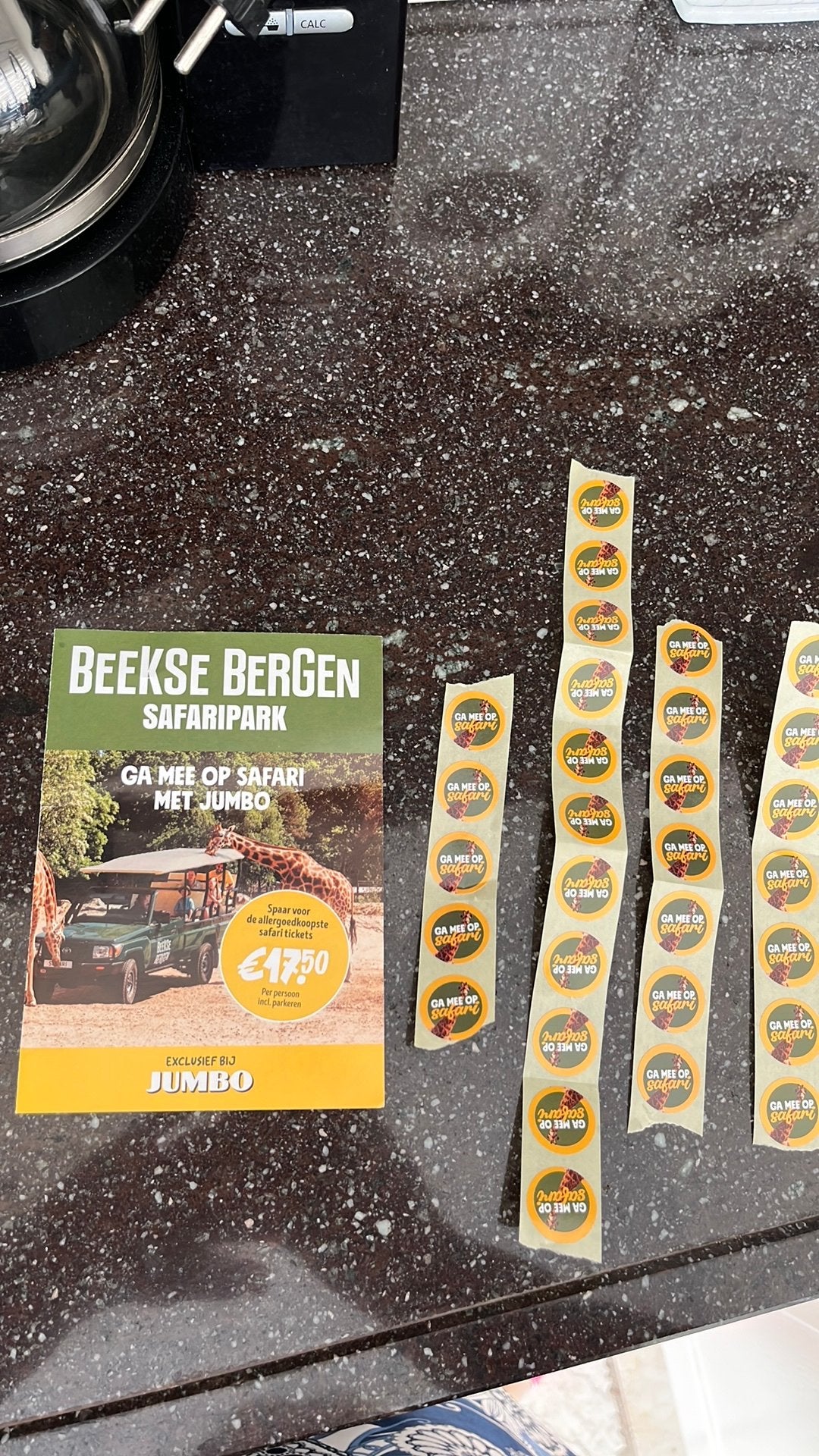 Ruilen. Beekse bergen zegels voor d e punten, Tickets en Kaartjes, Kortingskaart