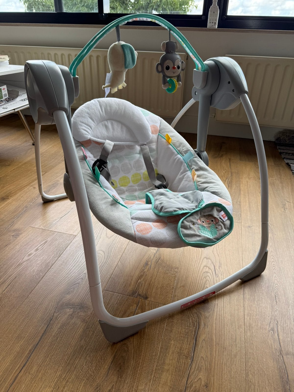 Baby swing, Ophalen, Zo goed als nieuw