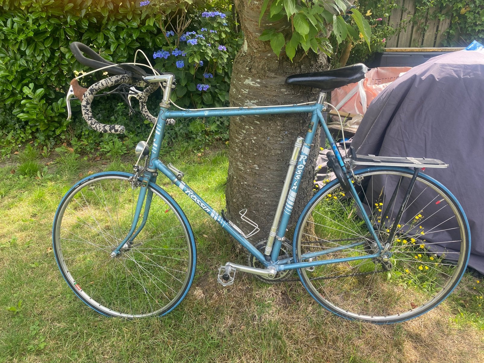 Vintage racefiets 61cm - voor lange mannen, Fietsen en Brommers, Gebruikt, 10 tot 15 versnellingen, Velgrem, 57 tot 61 cm