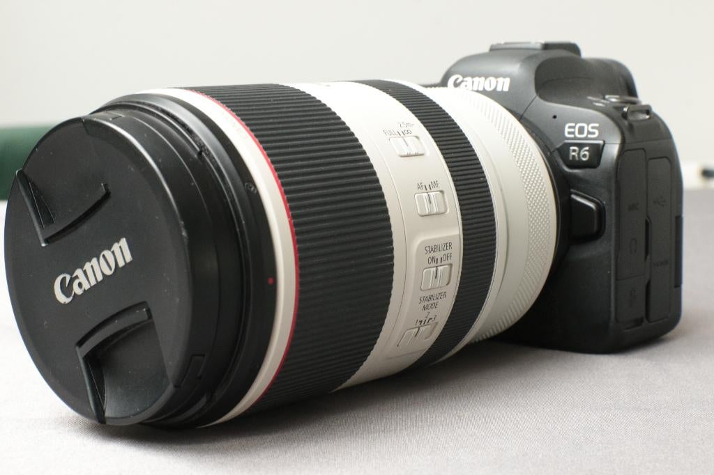 Canon Eos R6 + RF 70-200 IS USM 2.8L, 20 Megapixel, Spiegelreflex, Canon, Ophalen of Verzenden