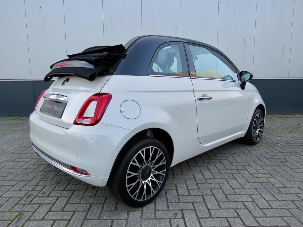 Fiat 500c 1.2 120th editie *Big navi *Carplay*Cruise c*Uniek, Voorwielaandrijving, Gebruikt, 4 cilinders, Cabriolet