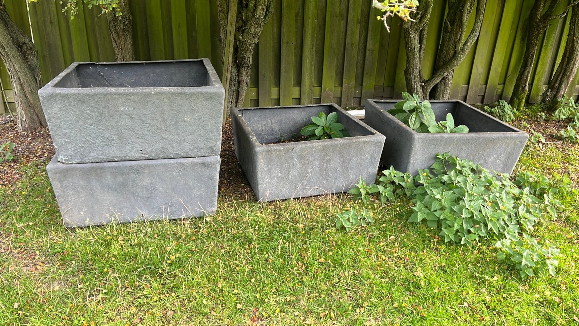 Bloembakken, Tuin en Terras, Ophalen, Zo goed als nieuw, Kunststof, Minder dan 30 cm