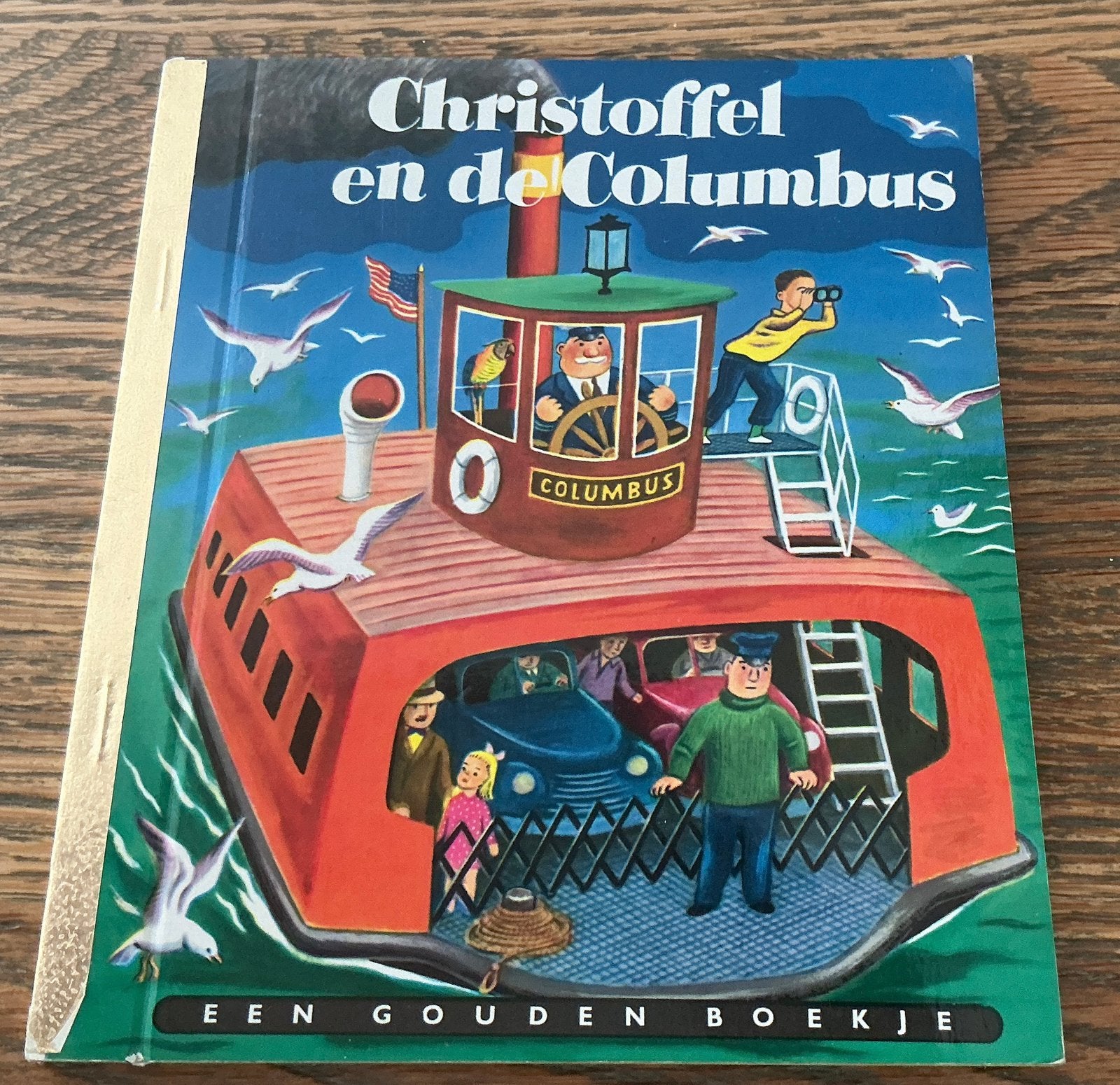 Een Gouden Boekje Christoffel en de Columbus  ( Boot), Ophalen of Verzenden, Zo goed als nieuw, Fictie algemeen, Gouden boekje
