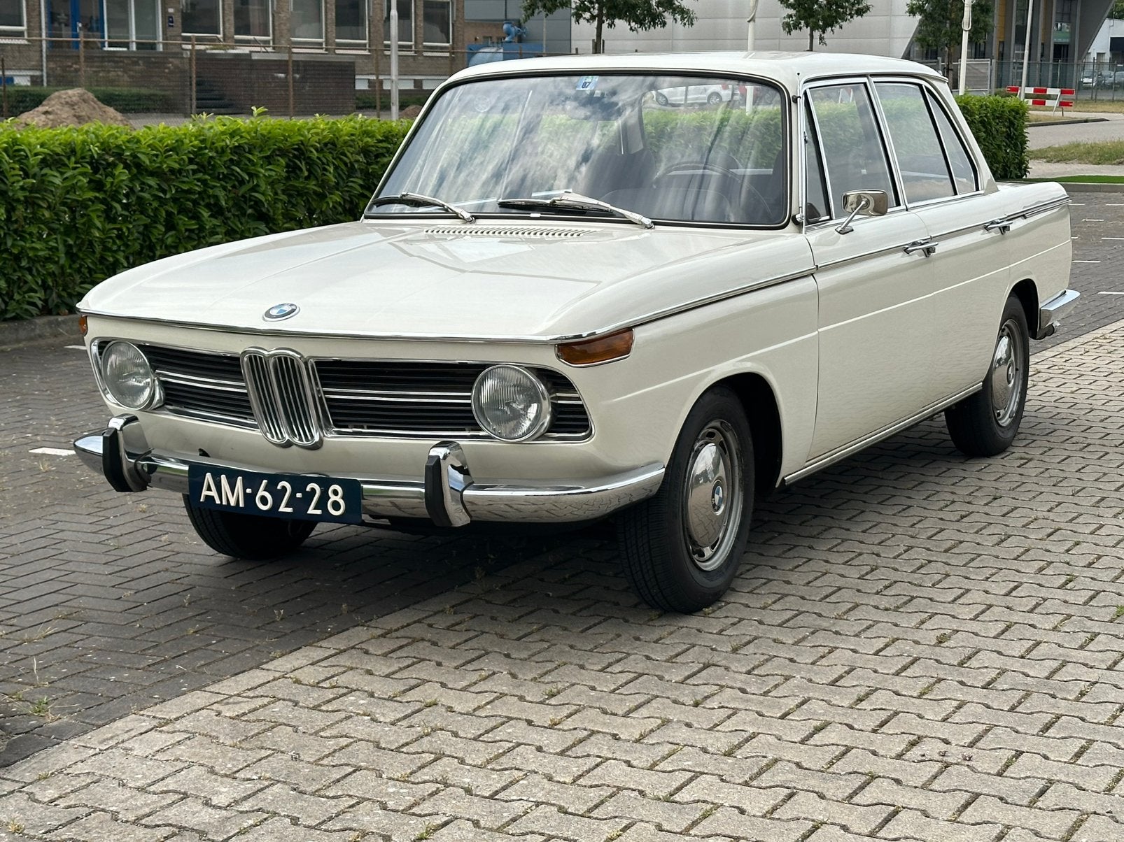 BMW 1800 Automaat 1970, Auto's, Oldtimers, Automaat, Wit, Particulier, Blauw