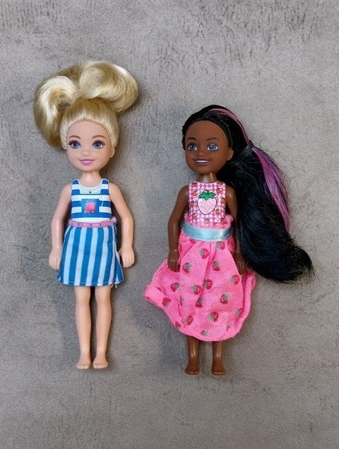 2 Barbie Chelsea popjes, Ophalen of Verzenden, Zo goed als nieuw, Barbie