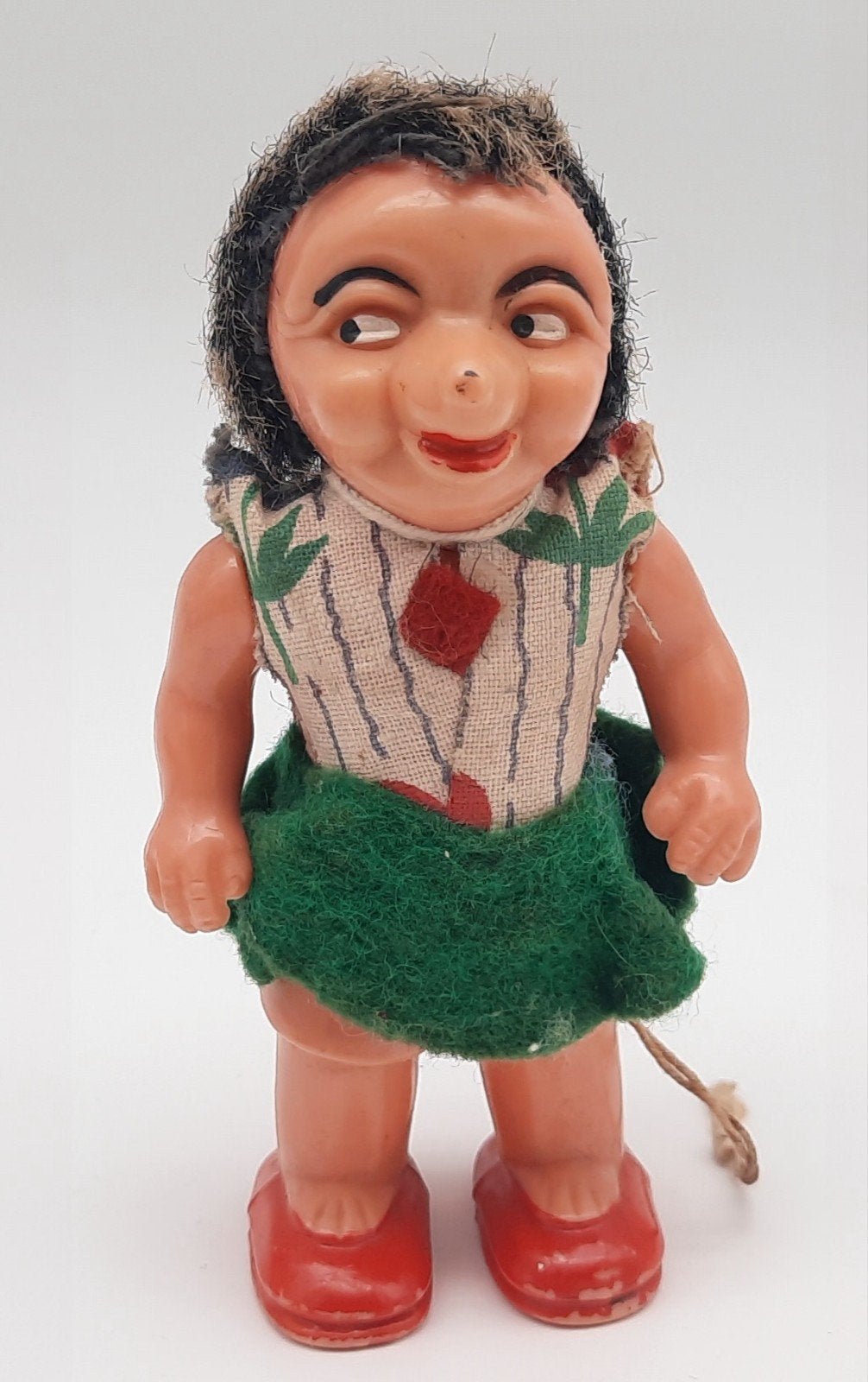 Vintage Mecki Egel / Hedgehog Celluloid figuurtje ca. 10cm, Ophalen of Verzenden, Gebruikt