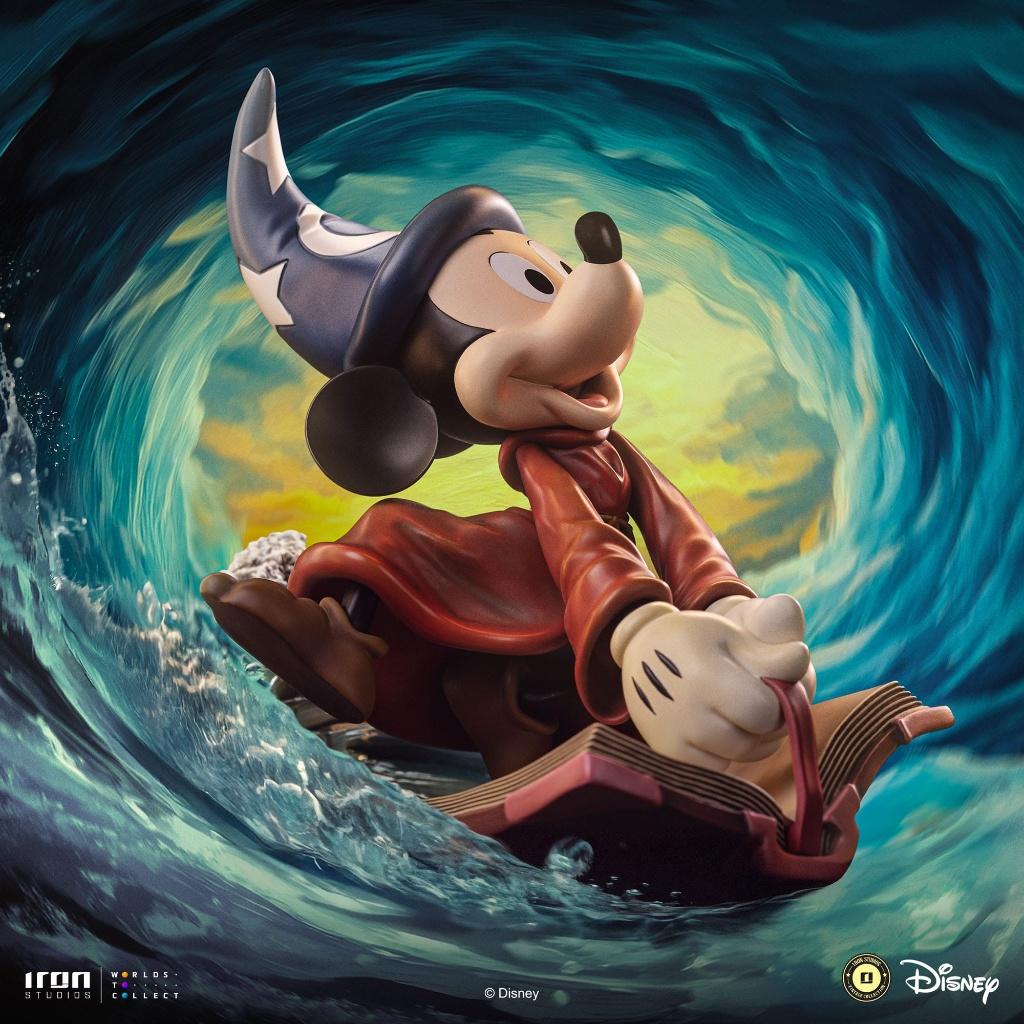 Iron Studios Disney Classics Vintage Statue Sorcerer Mickey, Ophalen of Verzenden, Nieuw, Overige typen