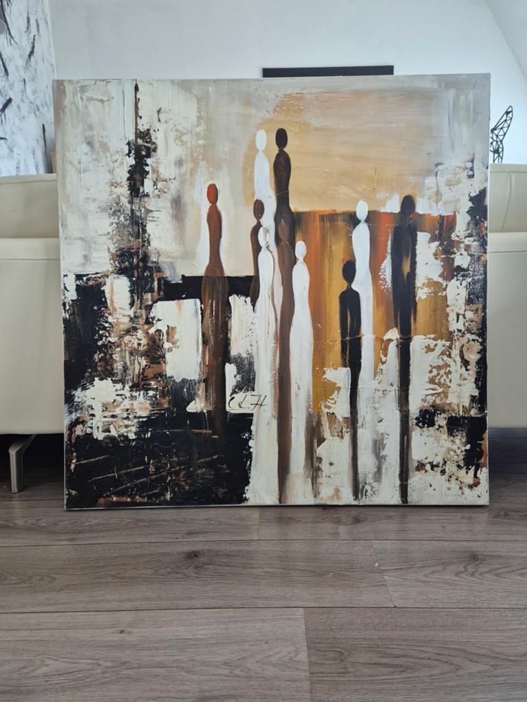 Mooi schilderij 120cm bij 120cm, Ophalen