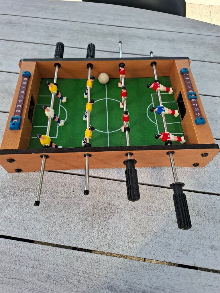 Tafel voetbalspel, Ophalen, Gebruikt