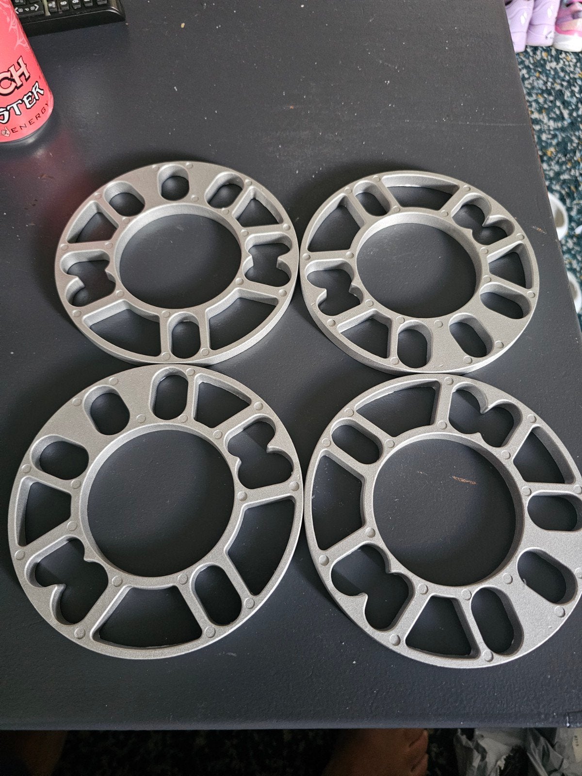 2x 10mm Universele Alu Wielspacers Spoorverbreders Nieuw, Auto diversen, Tuning en Styling, Ophalen of Verzenden