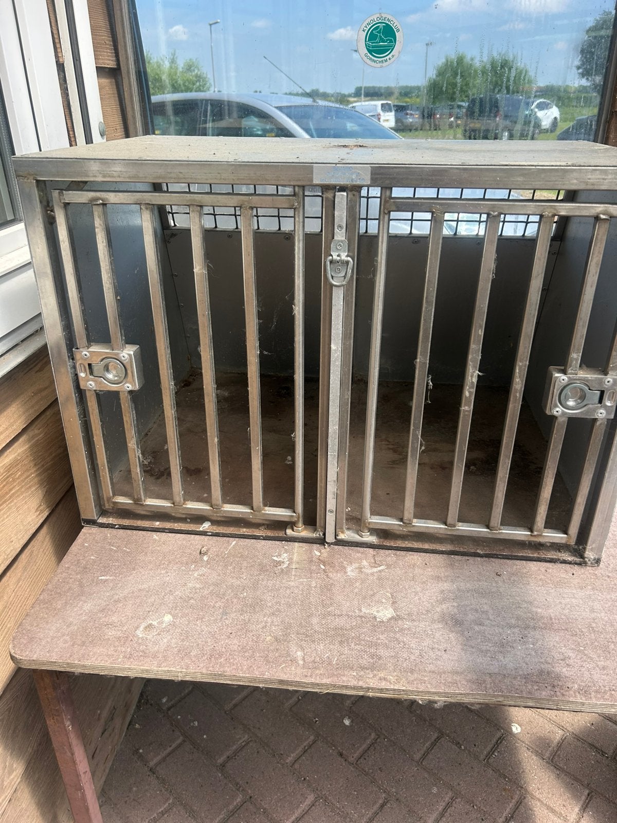 Auto honden bench met tussenschot, Ophalen, Zo goed als nieuw, 75 tot 110 cm, Minder dan 65 cm