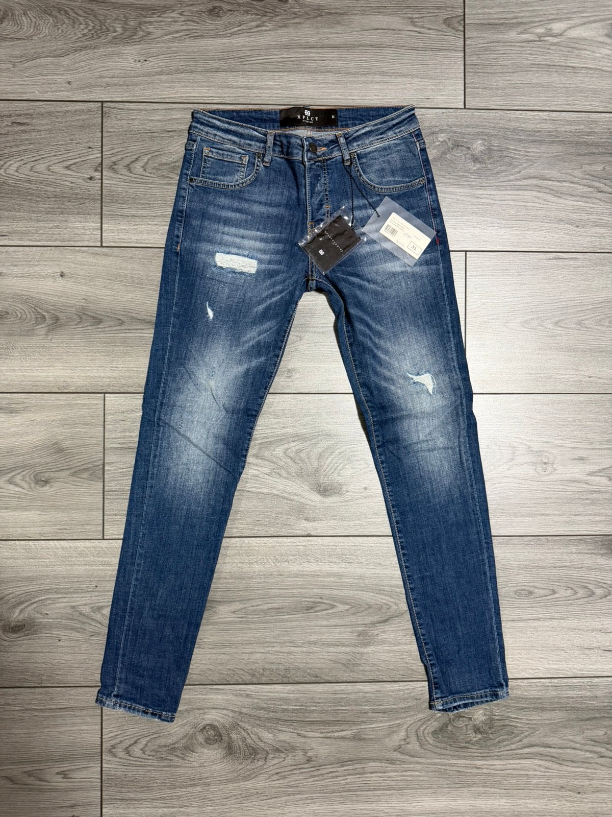 XPLCT Spijkerbroek, Ophalen of Verzenden, Nieuw, Blauw, W32 (confectie 46) of kleiner