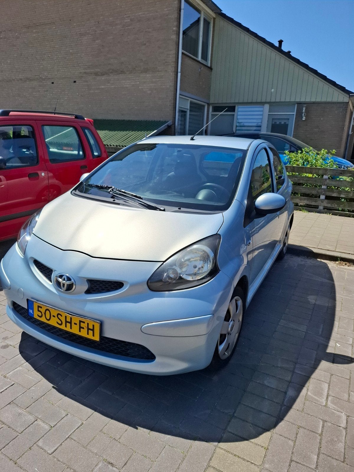 Toyota Aygo 1.0 12V Vvt-i 5DRS MMT 2006 Blauw, Auto's, Toyota, Stof, Zwart, 68 pk, Particulier