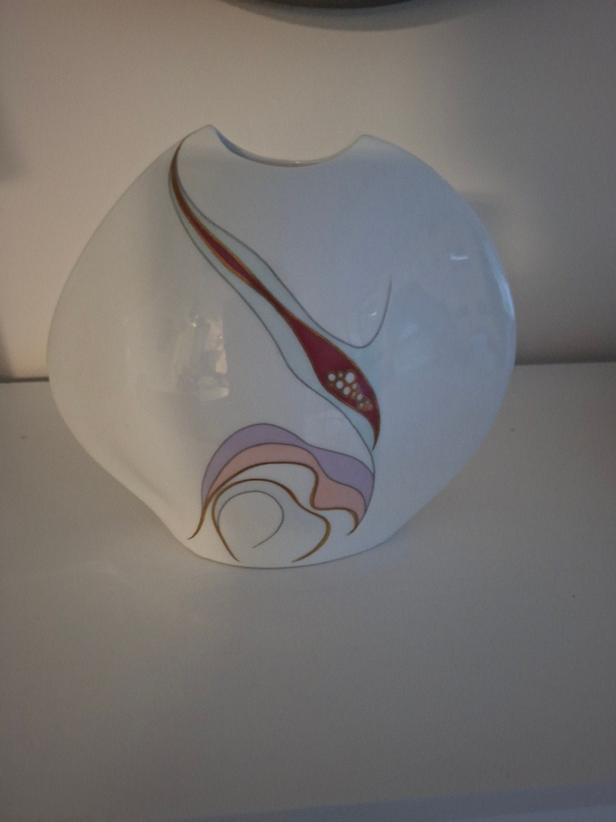 Gerold Porzellan Vaas Jaren '80 - Puntgaaf, 20cm Hoog, Ophalen of Verzenden