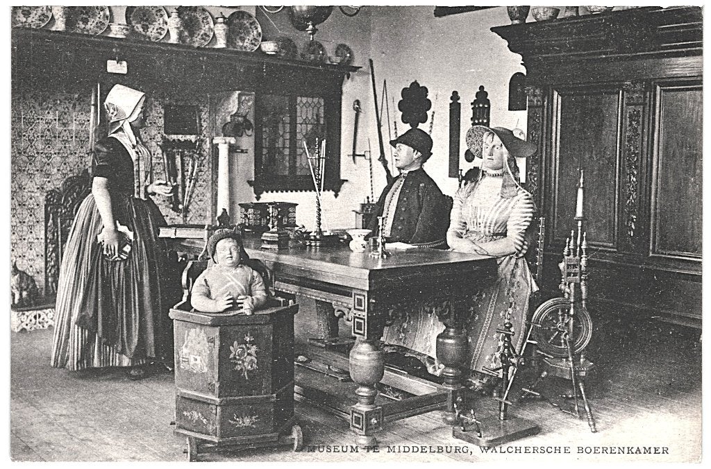 700355 Middelburg WALCHERSCHE BOERENKAMER Z Nette oude kaart, Ophalen of Verzenden, Voor 1920, Ongelopen, Zeeland