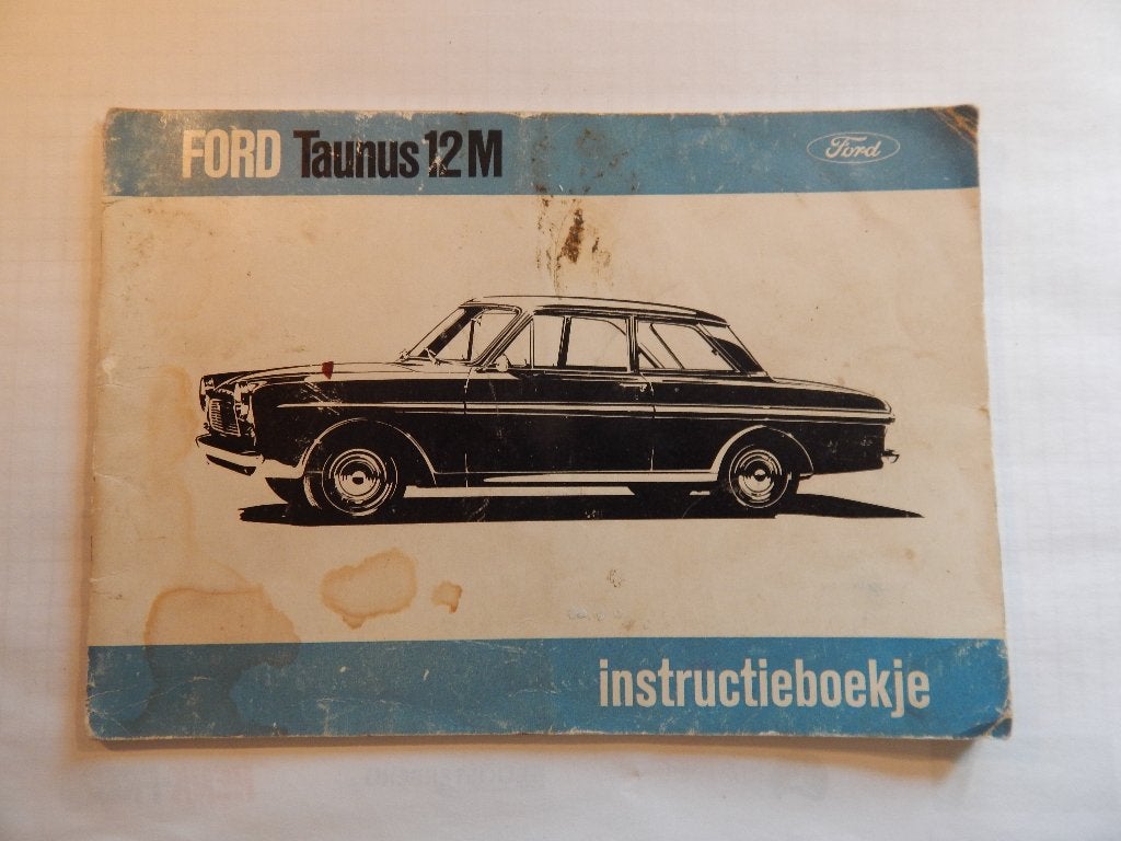 Instructieboekje Ford Taunus 12M 1964, Auto diversen, Handleidingen en Instructieboekjes, Ophalen of Verzenden