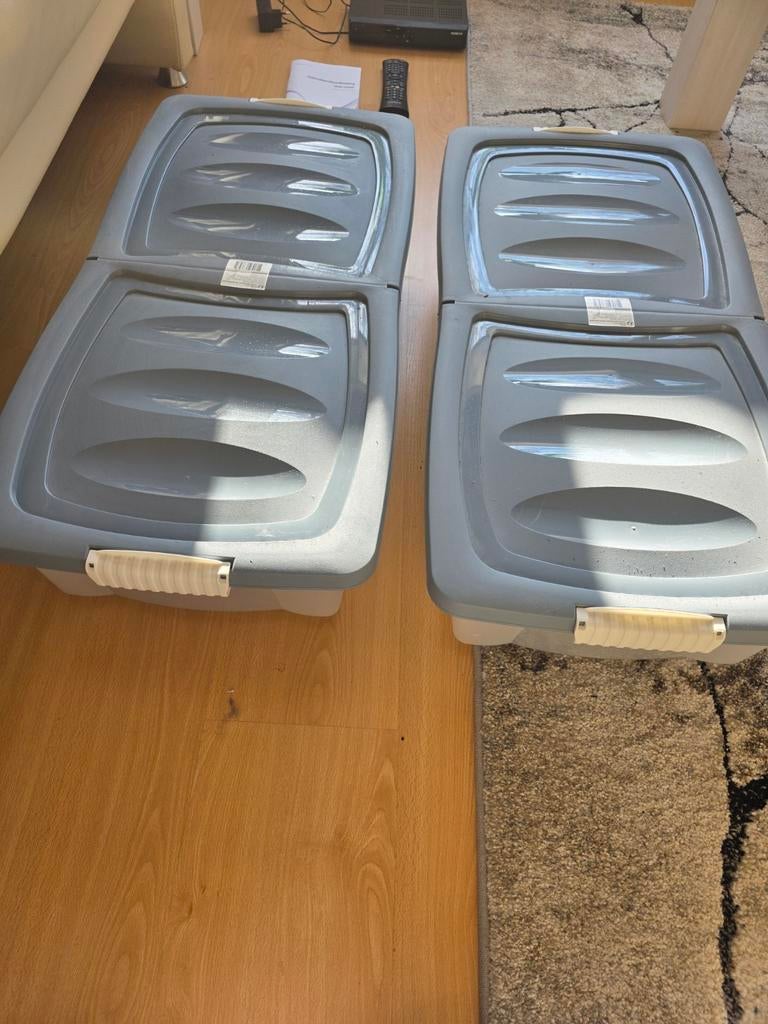 2 opbergbakken, Ophalen, Gebruikt, 75 tot 100 cm, Minder dan 40 cm