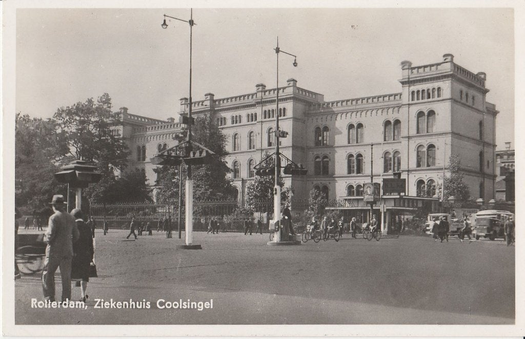 Kaart Ziekenhuis Coolsingel Rotterdam, Ophalen of Verzenden, Ongelopen, Zuid-Holland