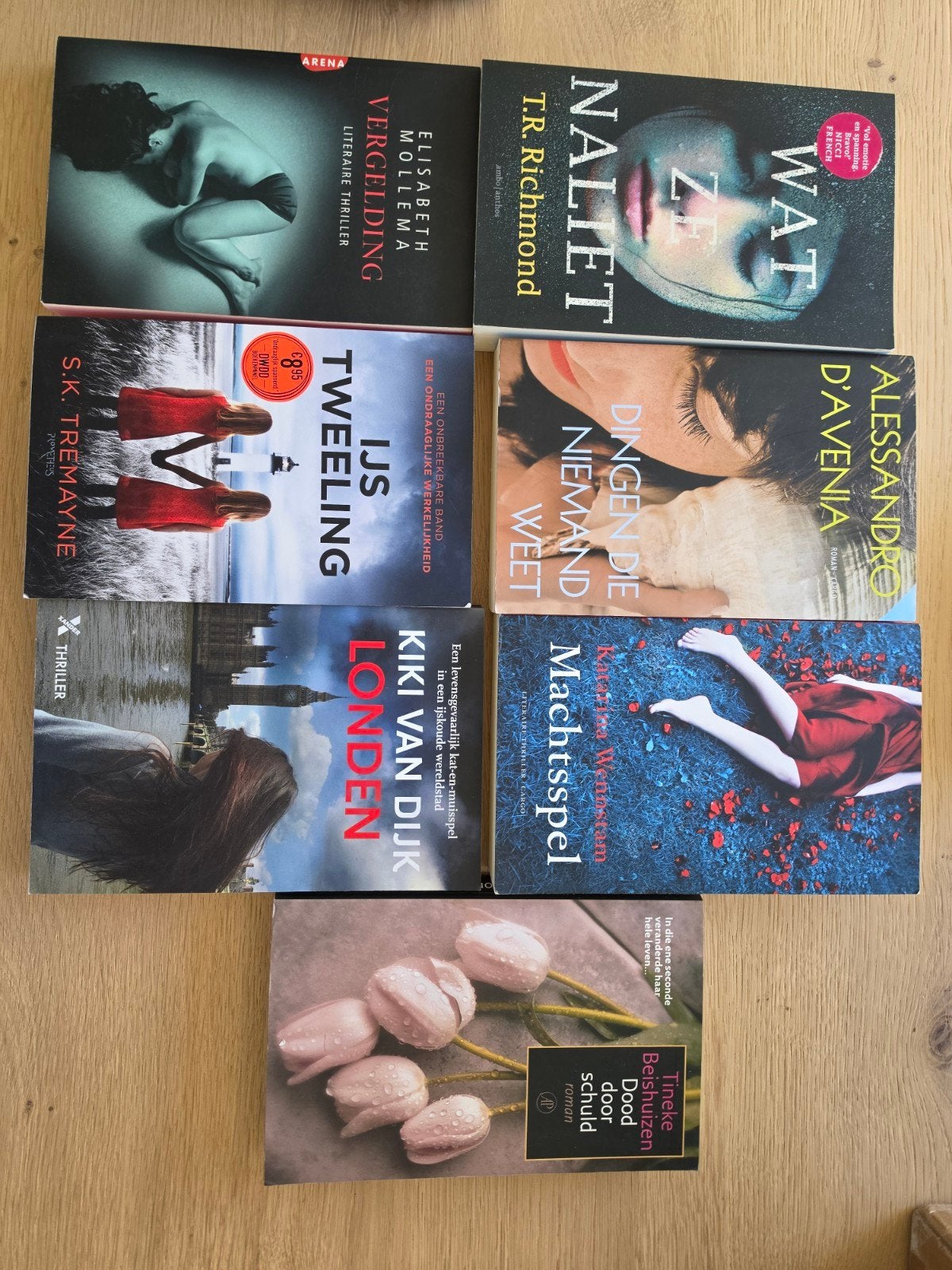 Boekenpakket: 7 Romans en thrillers teab, Boeken, Ophalen of Verzenden, Gelezen, Diverse auteurs, Nederland