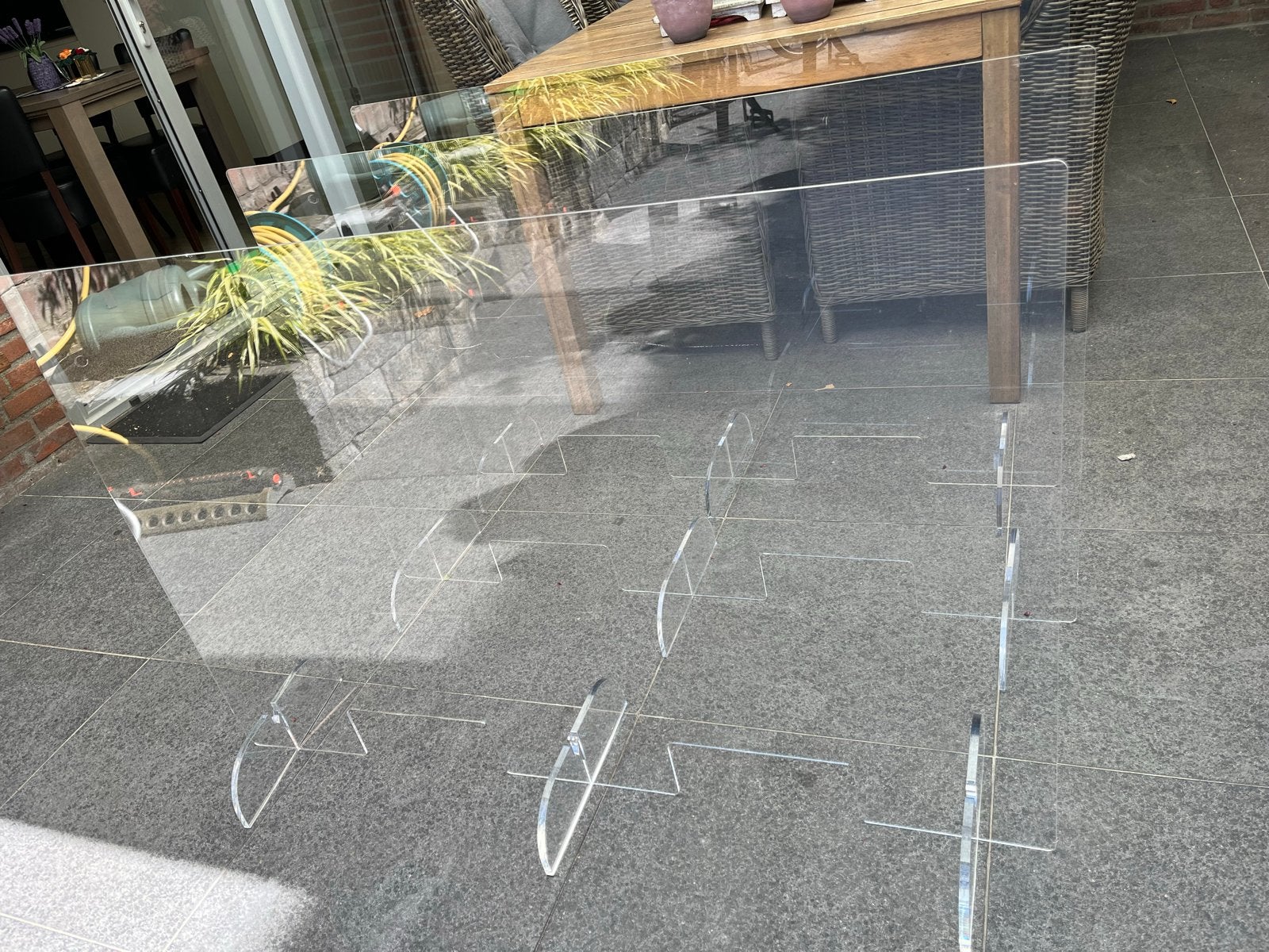 Plexiglas 3 x, Ophalen, Zo goed als nieuw, 120 tot 160 cm, 80 tot 120 cm