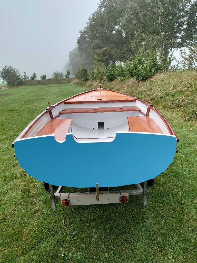 Roeiboot, Watersport en Boten, Roeiboten, Ophalen, 4 m, Zo goed als nieuw, Met trailer