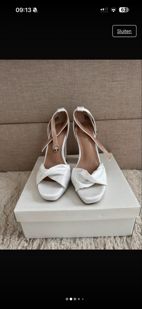 Anna Field Bruids Heels - Zo goed als nieuw, Ophalen of Verzenden, Zo goed als nieuw, Wit, Pumps
