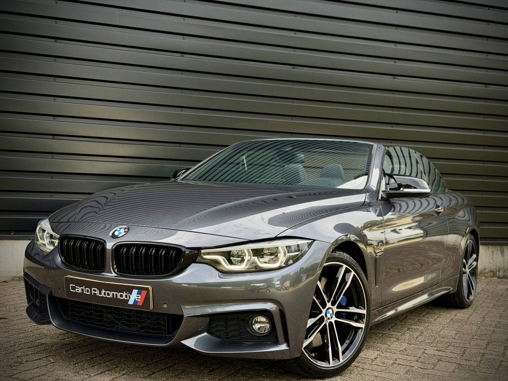 BMW 4 Serie Cabrio 430i M-SPORT HUD|VIRTUAL|H/K|MEMORY|DHOEK, Gebruikt, 4 stoelen, Bedrijf, 1600 kg