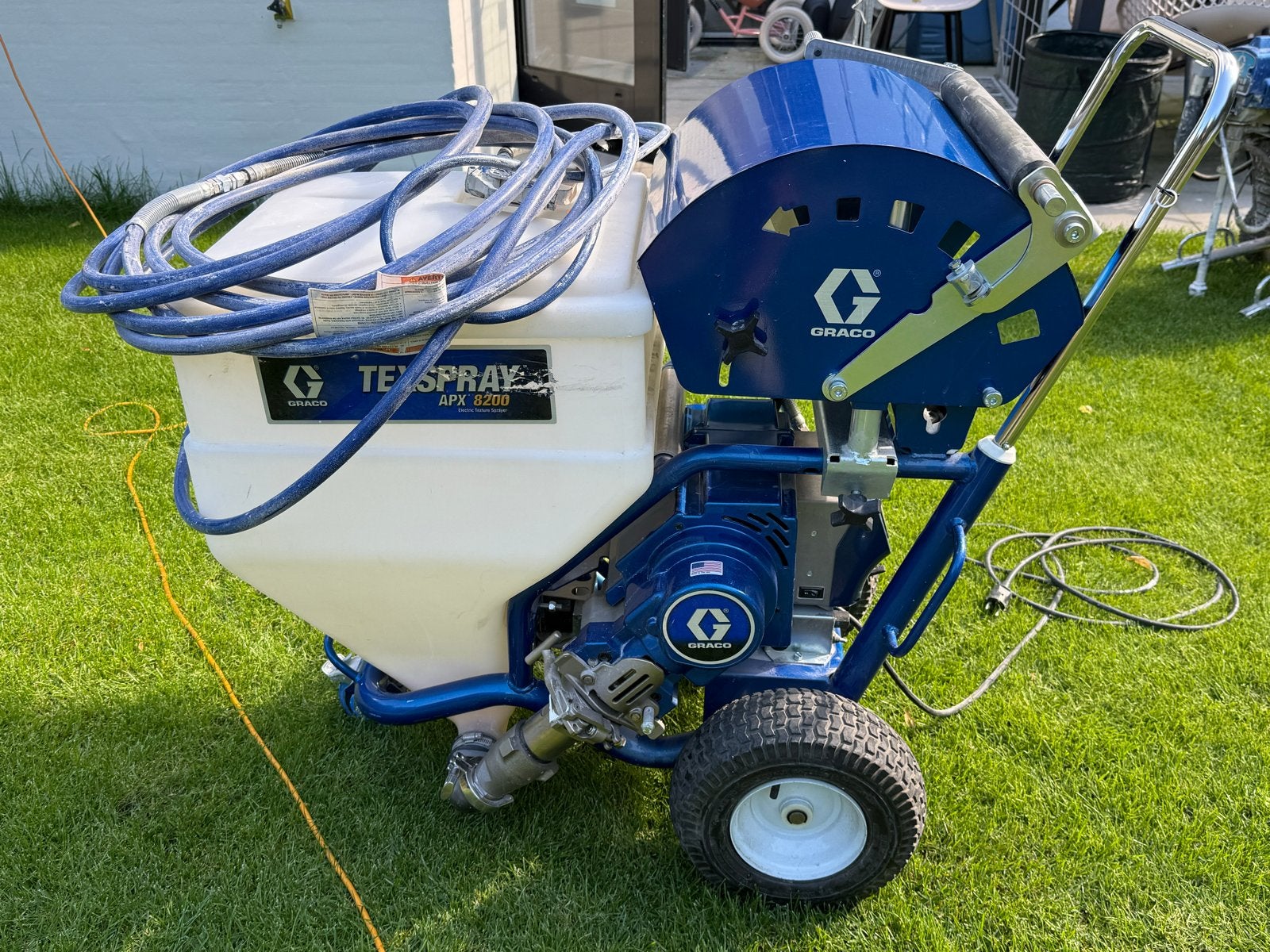 Graco APX 8200 Airless Dunpleisterpomp met toebehoren, Ophalen, Gebruikt, Verfspuit of Verfpomp