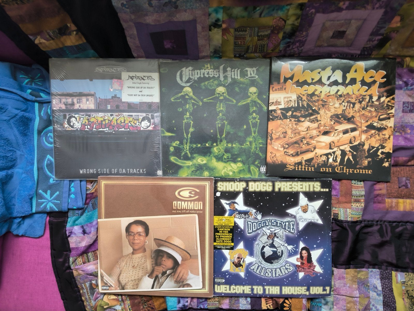 Heel veel hiphop platen te koop, Ophalen