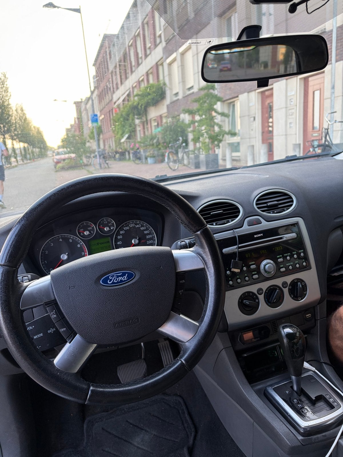 Ford Focus 1.6 74KW Wagon AUT 2007 Grijs, Auto's, Ford, Particulier, Focus, Benzine, C, Stationwagon, Automaat, Origineel Nederlands