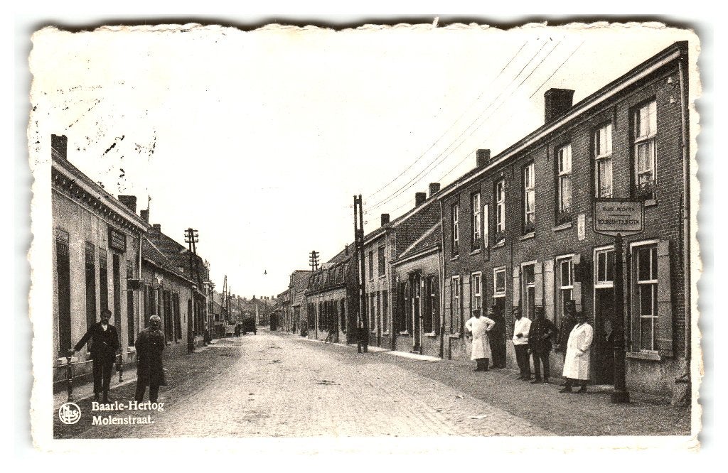 Baarle-Nassau, Baarle-Hertog, Molenstraat, Ophalen of Verzenden, 1920 tot 1940, Gelopen, Noord-Brabant