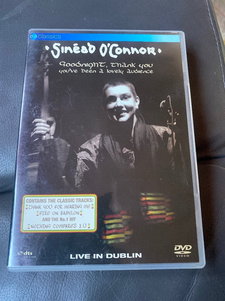 Sinead O'Connor - Goodnight, Thank You (Live in Dublin) DVD, Engels, Alle leeftijden, Italiaans, Inclusief doosje
