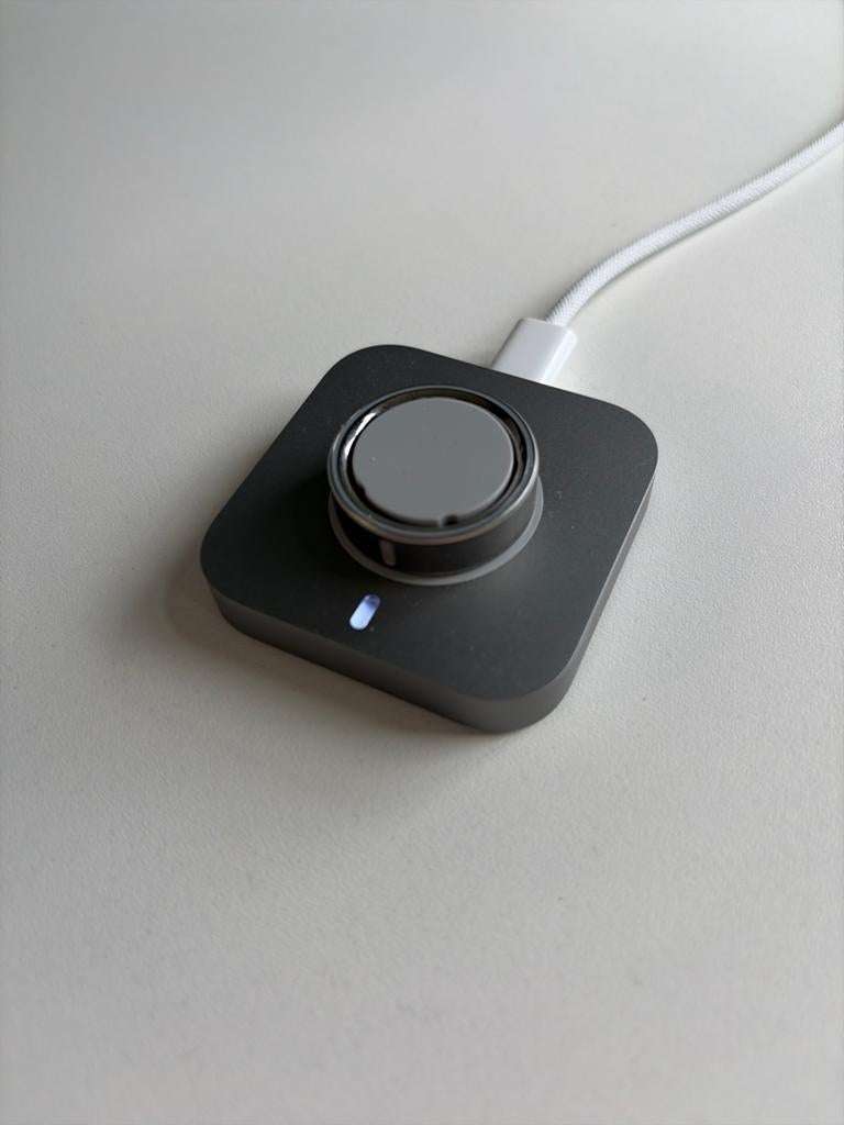 Oura Ring 4 brushed silver Maat 11 met Oplader, Verzenden, Gebruikt