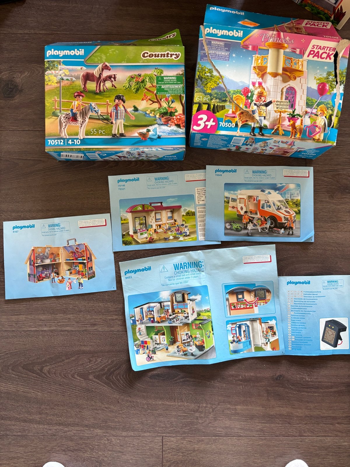 Playmobil school en huis en meerdere sets, Gebruikt, Gebouw, Complete set, Ophalen of Verzenden