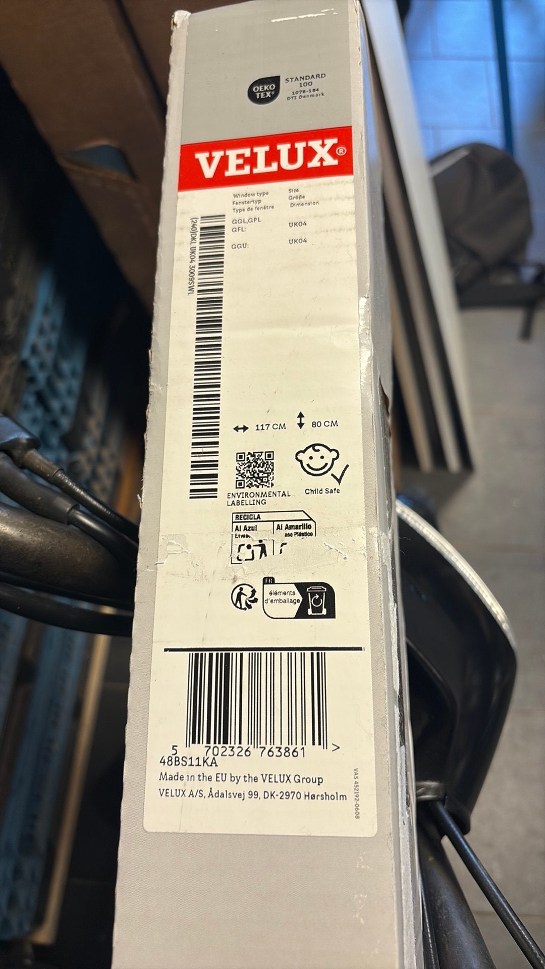 Velux cassette rolgordijn UK04, Ophalen, Minder dan 80 cm, 80 tot 120 cm, Nieuw