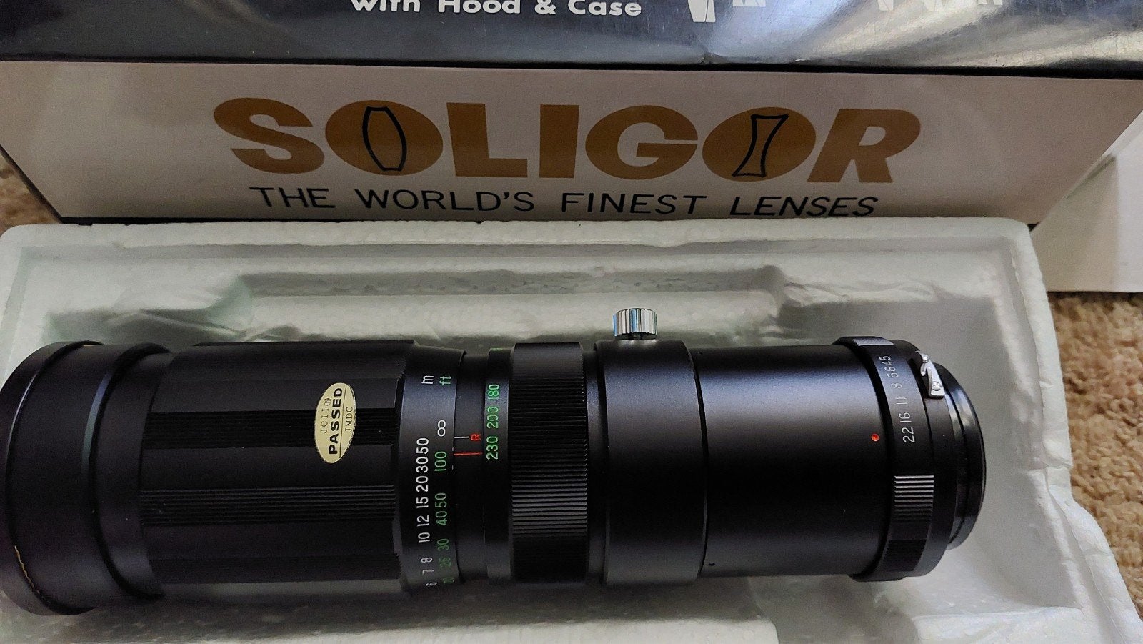 Soligor Automatic 90-230mm lens, Ophalen of Verzenden, Telelens, Beschermhoes/tas
