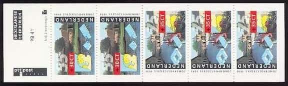 Nederland Postzegelboekje 41 postfris, Postzegels en Munten, Ophalen of Verzenden, Na 1940, Postfris