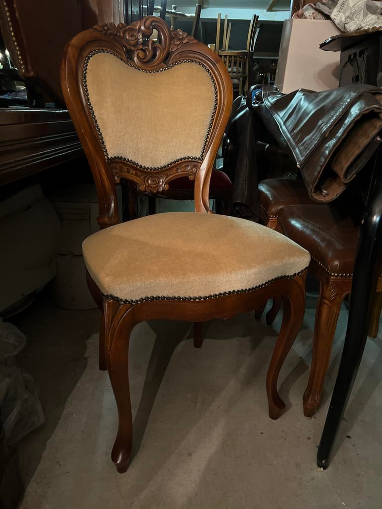 4 Barok Eetkamerstoelen - Klassiek Design, Ophalen