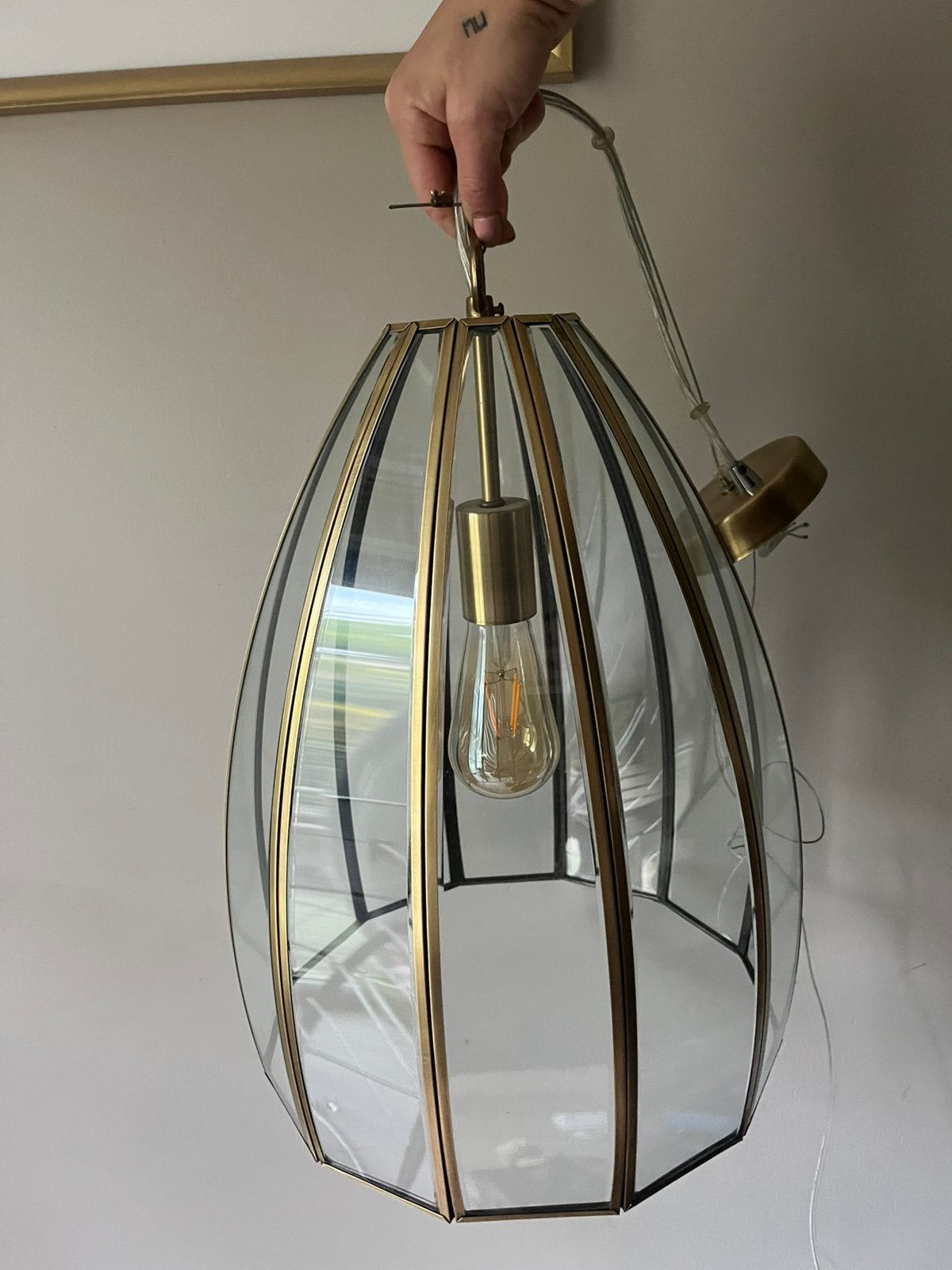 Hanglamp goud, Ophalen, Zo goed als nieuw