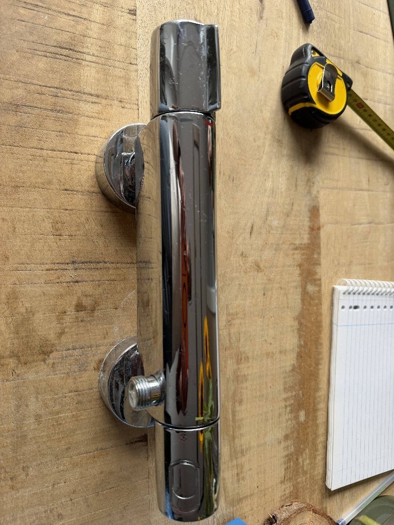 Douchekraan 150 mm, Ophalen, Gebruikt, Chroom, Douche