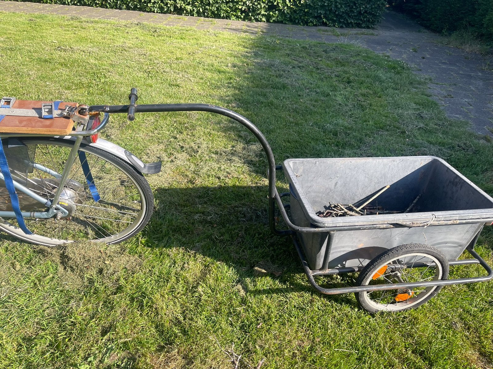 Super handige folderkar, Fietsen en Brommers, Ophalen, Gebruikt, Bagagekar, 80 kg of meer