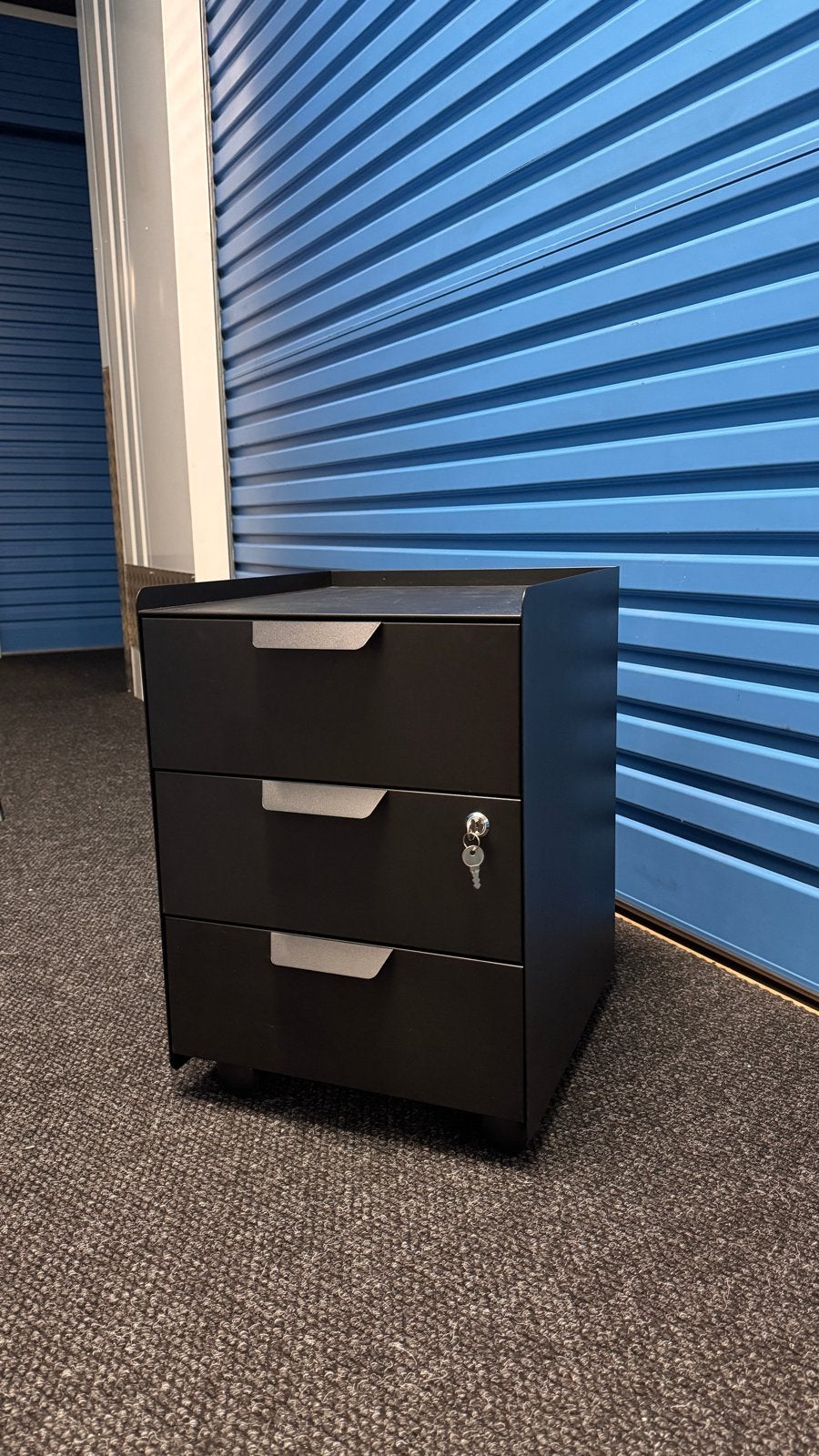 IKEA Trotten ladeblok met 3 laden - Zwart, Ophalen, Minder dan 50 cm, Zo goed als nieuw, 3 of 4 laden