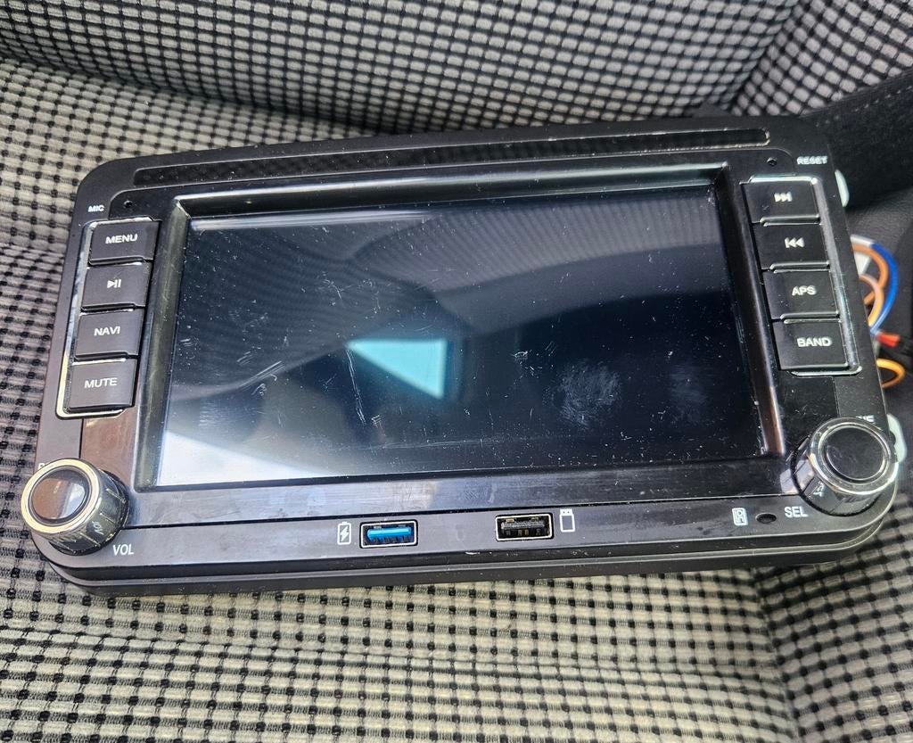 Autoradio navigatie systeem voor Volkswagen Touran, Ophalen of Verzenden, Gebruikt