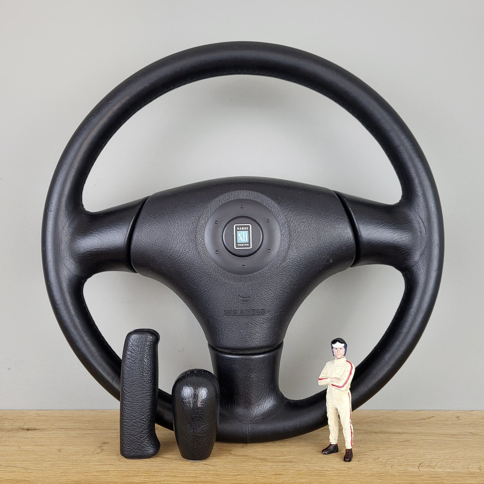 Nardi Torino leren stuur, pookknop, handgreep MX-5 NB, Auto-onderdelen, Ophalen of Verzenden, Gebruikt, Overige automerken