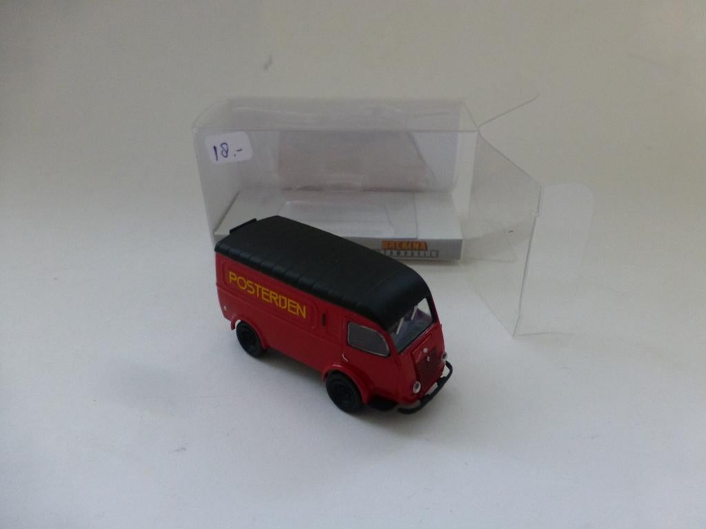 Brekina Renault Goelette posterijen, Ophalen of Verzenden, Nieuw, Bus of Vrachtwagen, Brekina