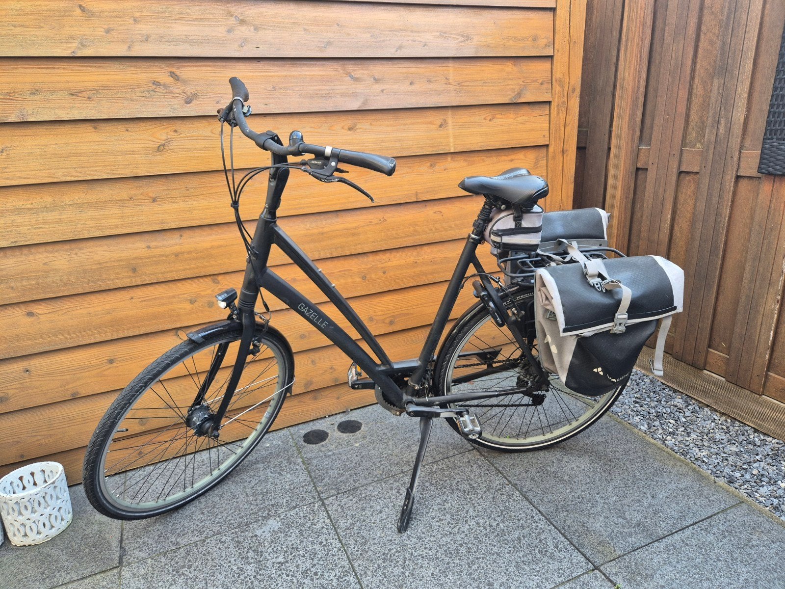 Gazelle Chamonix T27 Damesfiets - 27 versn., Ophalen, Gebruikt, Versnellingen, 56 cm of meer